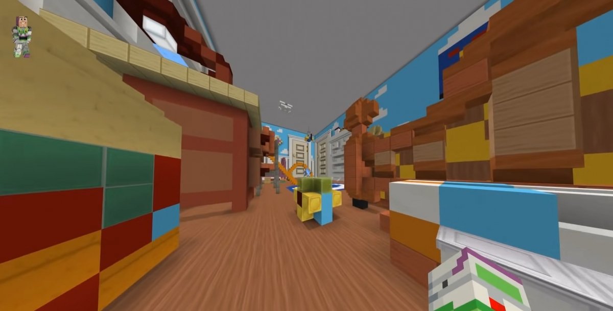 Une carte Minecraft appelée Toy Story