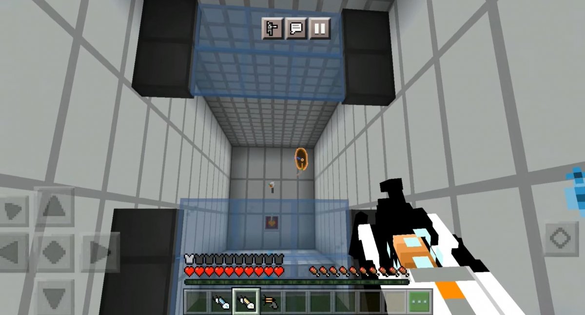 Un'altra mappa disponibile è Minecraft Portal