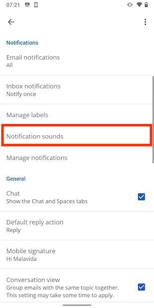 Sonidos de notificación