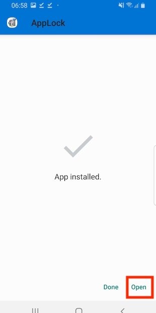Abrir AppLock