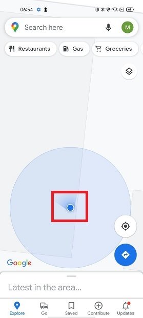 Open location options