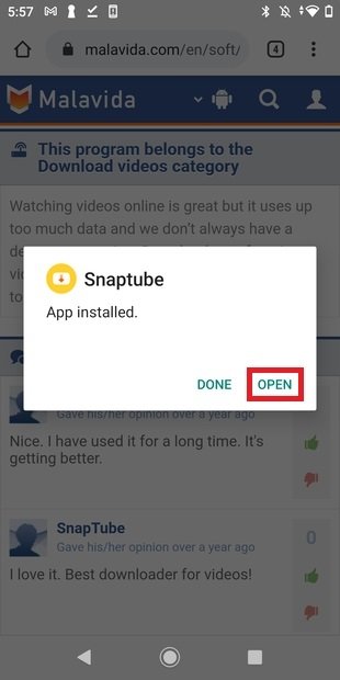 Cómo instalar SnapTube en Android