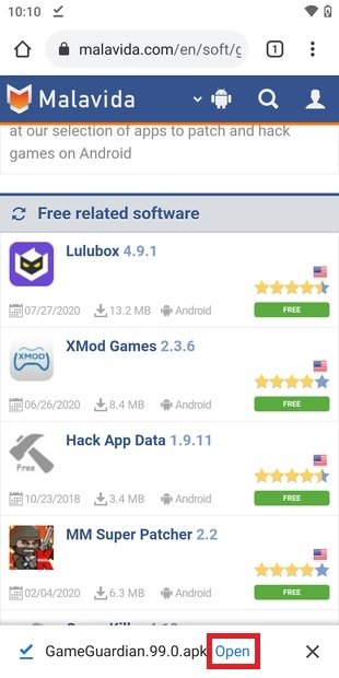 Abrir APK