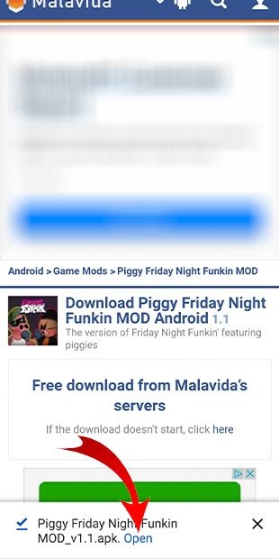 Open the APK of the downloaded MOD