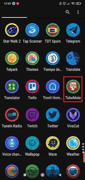 open tubemate app