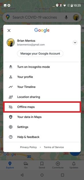 Option to download maps