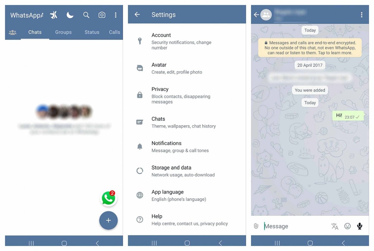 Nosso WhatsApp, quase como se fosse o Telegram