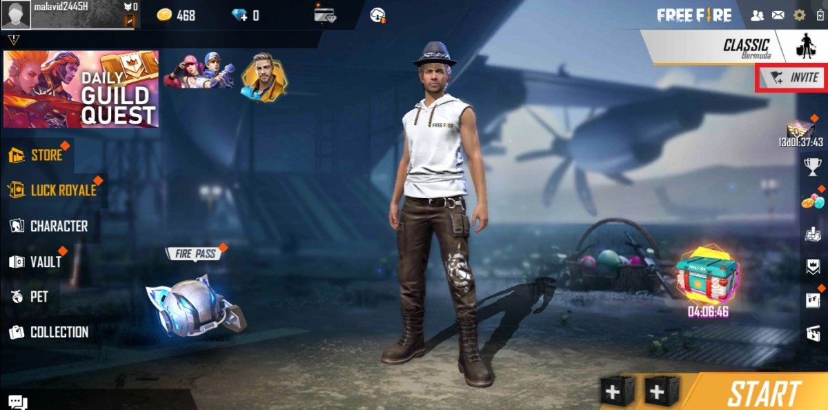 Garena Free Fire - Olá Sobreviventes! Um pequeno lembrete para aqueles que  estão jogando pelo modo Convidado, lembre-se de vincular sua conta ao  Facebook ou VK, isso é importante para evitar que