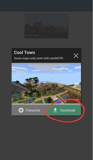 Clique no botão de Download no mapa que você deseja