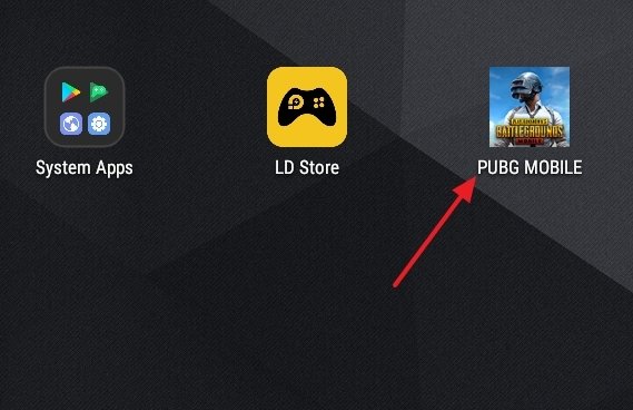 PUBG Mobile installed on LDPlayer