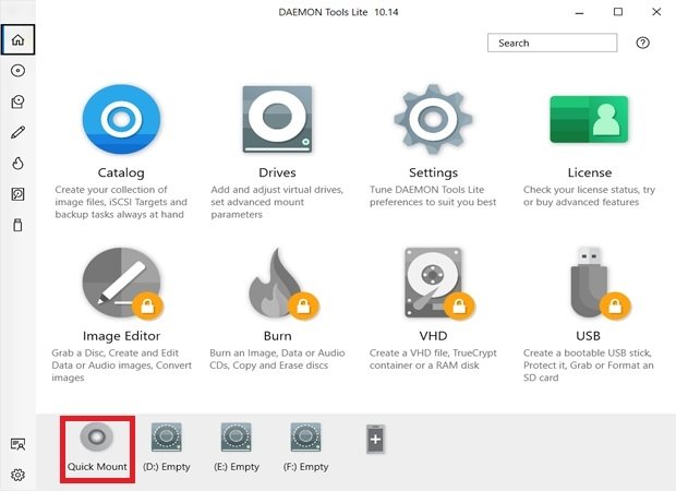 Comment monter une image ISO avec le logiciel Daemon Tools