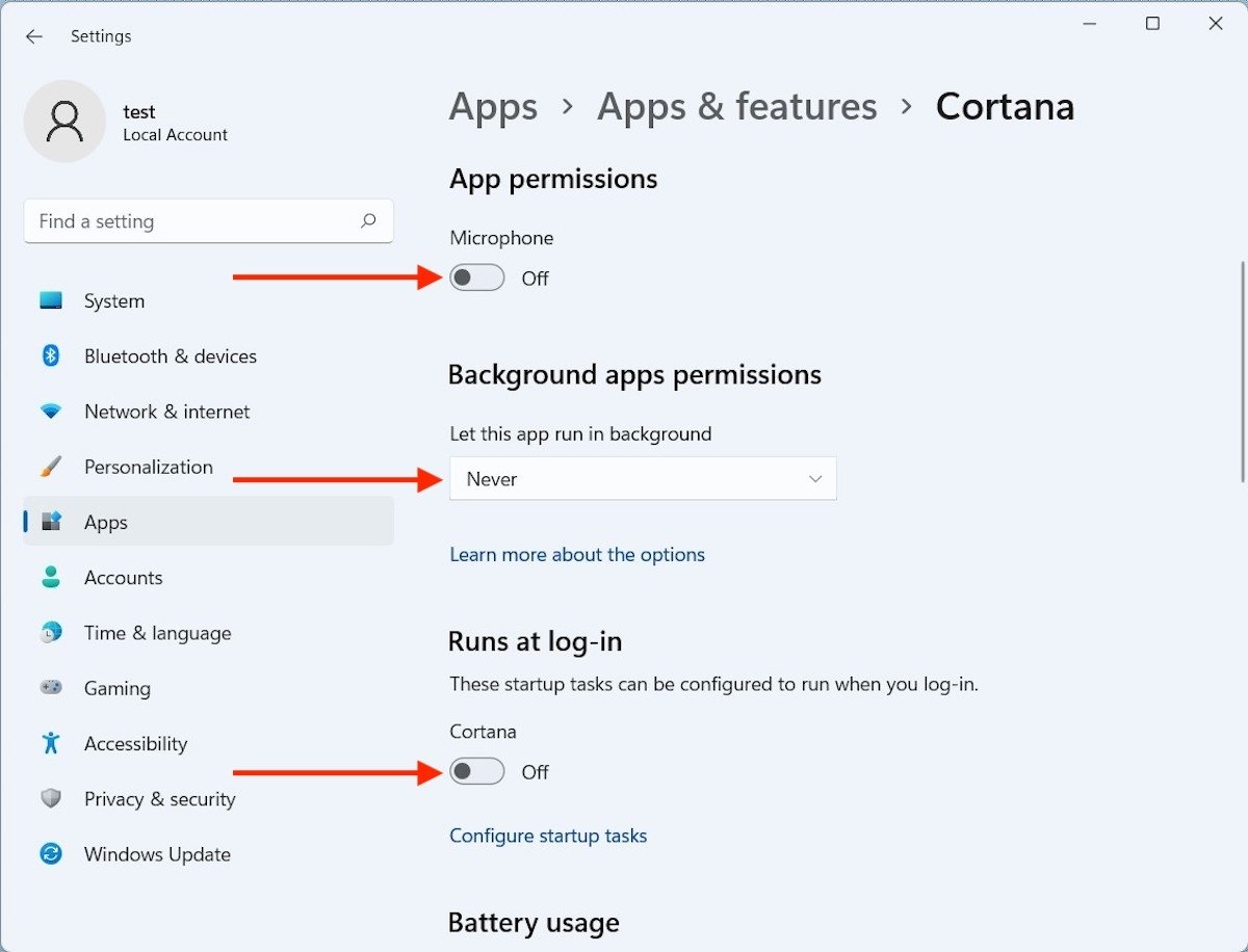 Cortana aus dem Startmenü entfernen