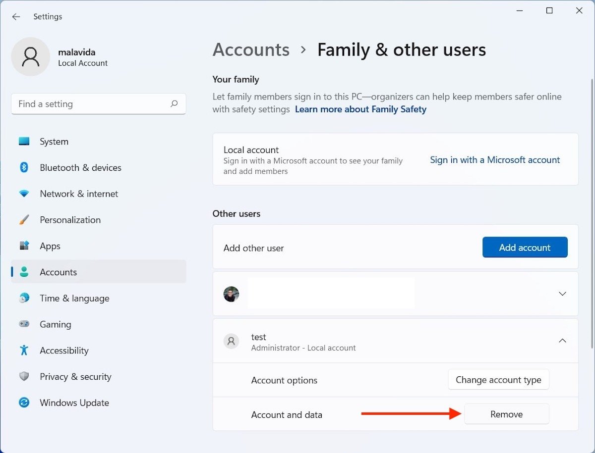 How To Switch Microsoft Account To Local Account On Windows 11