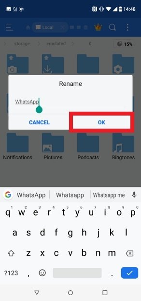 Restaurar o Bate-papo do Whatsapp GB para WhatsApp