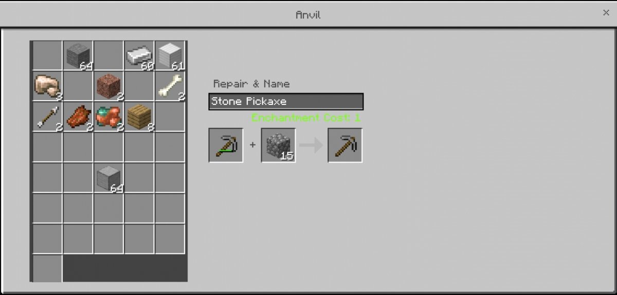 Anvils and item repair - Minecraft 101