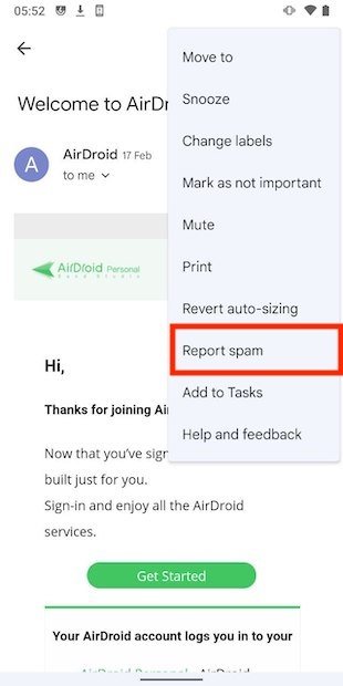 Reportar como spam