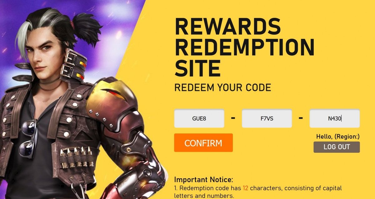 Rewards page