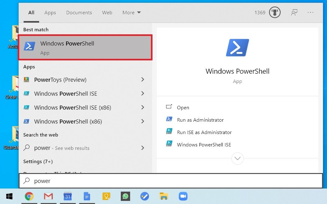 Powershellを検索する