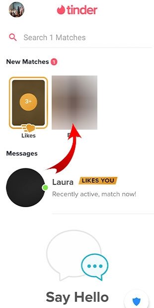 Select a Match and start chatting