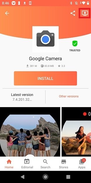 Enviar app a Android TV