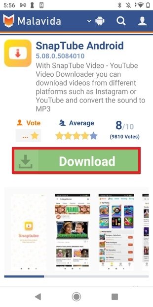 Cómo instalar SnapTube en Android