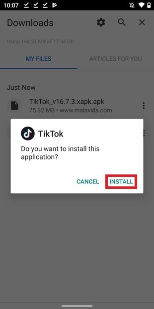 Gb tik tok