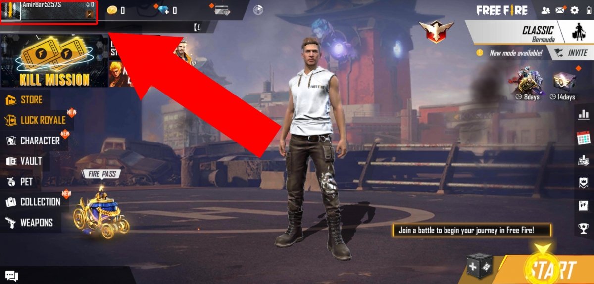 Nome no Free Fire: como alterar seu nick de perfil