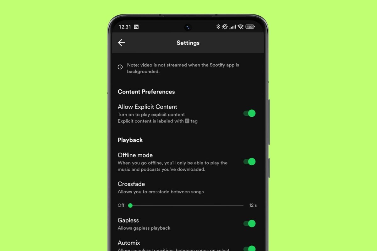 The offline mode allows you to listen to Spotify Premium on several devices at once