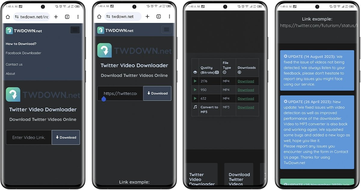 This is how you can download videos from X Twitter with Twitter Video Downloader Online