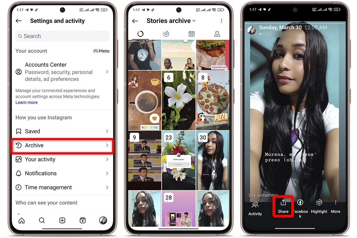 Comment vous pouvez reposter vos propres histoires sur instagram