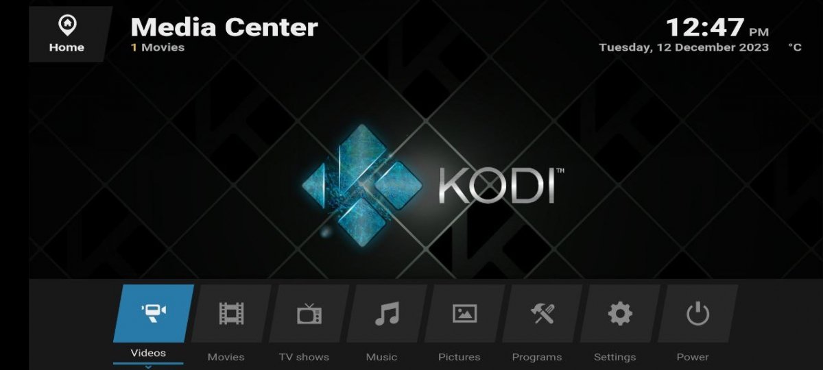 Это интерфейс Kodi с Eminence