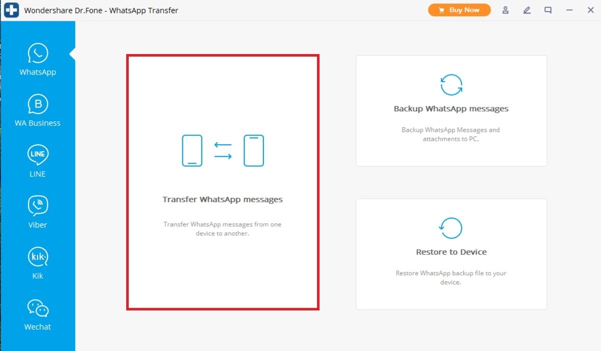 Transferência entre dispositivos