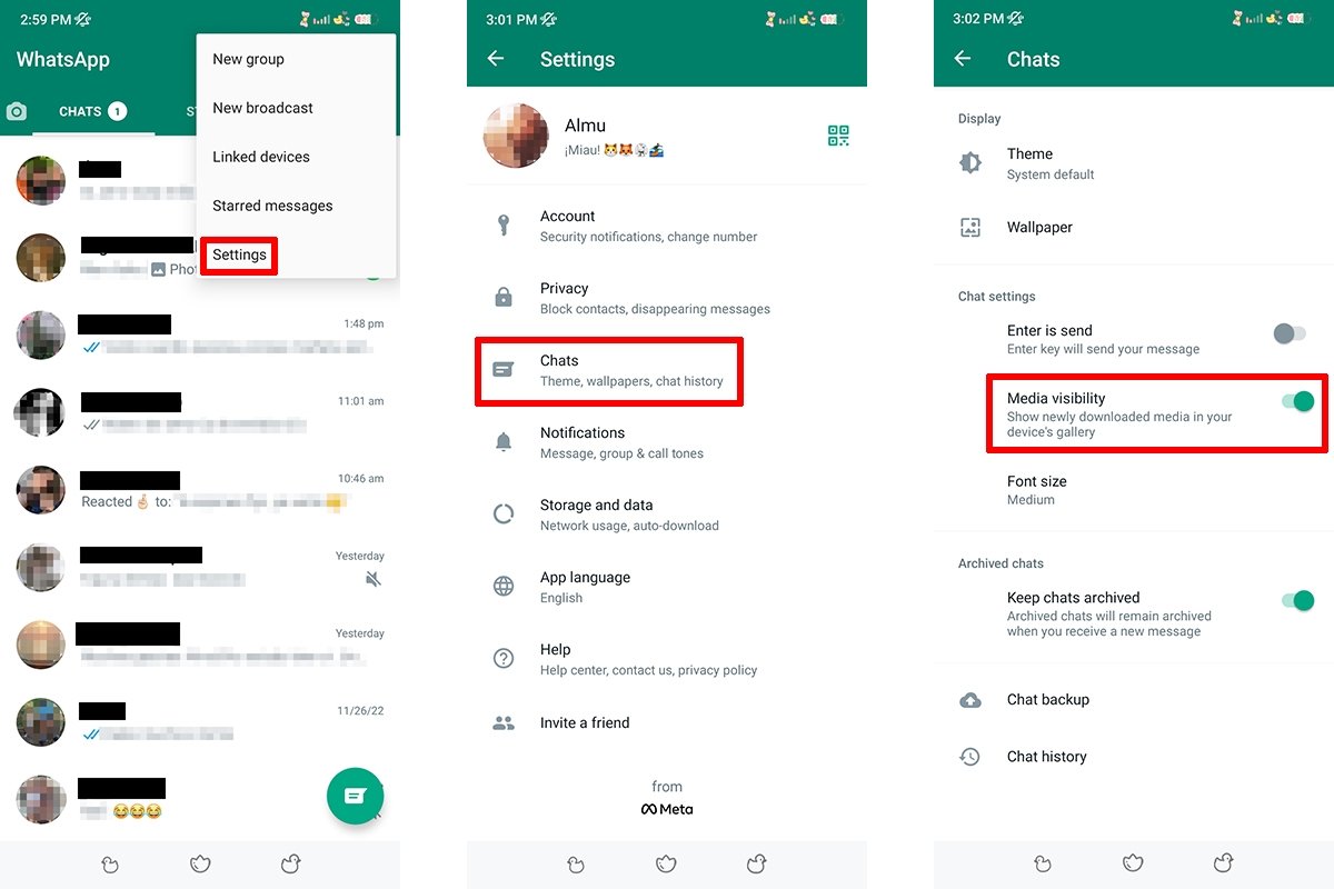 Tutoriel pour empêcher le téléchargement de fichiers multimédias WhatsApp sur votre téléphone