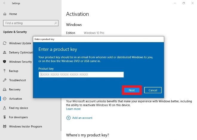 Comment activer une licence Windows 10 ?