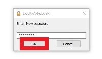Type in your master password