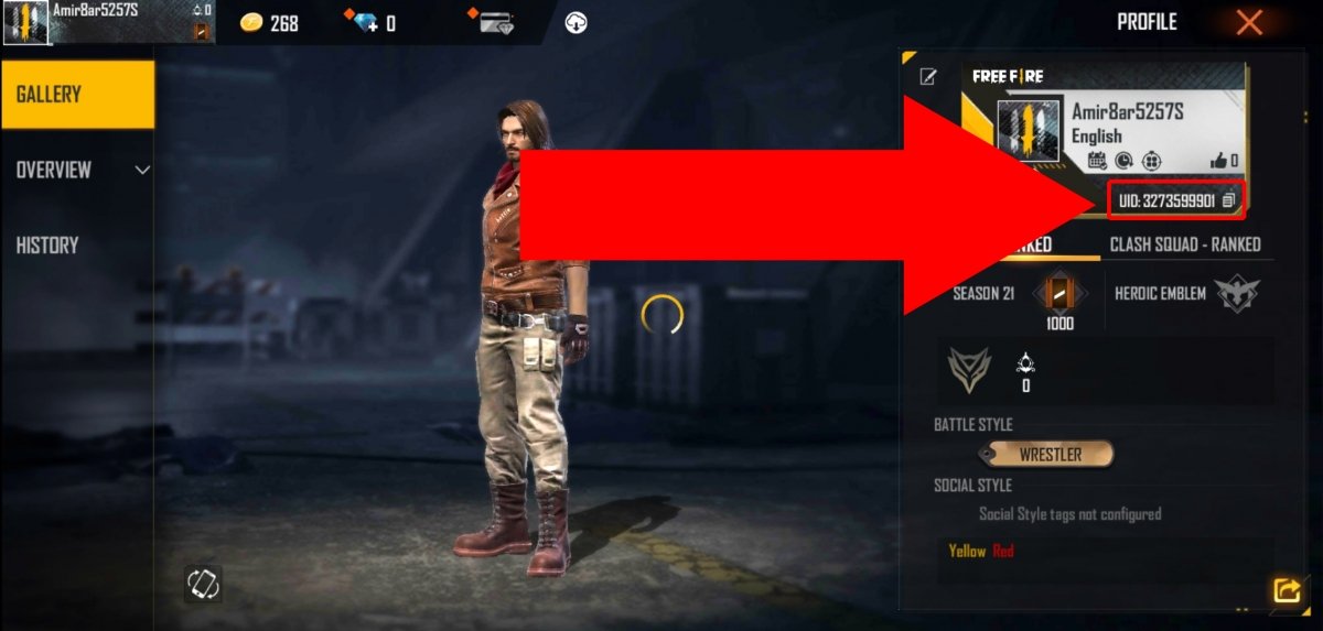 How to find my Free Fire ID?