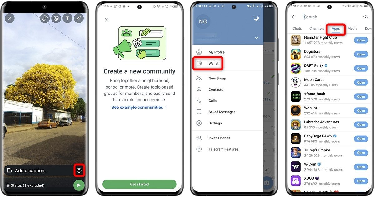 WhastsApp vs Telegram - Mises à jour et nouvelles fonctionnalités