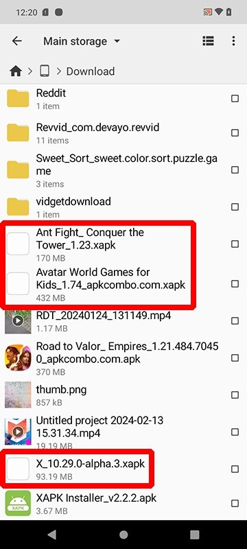Was eine XAPK-Datei auf Android ist