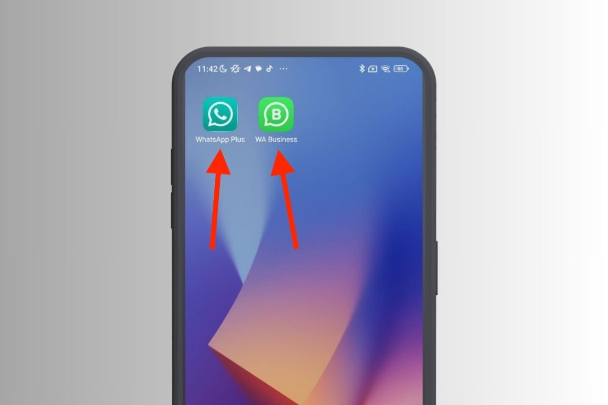 WhatsApp Plus e WhatsApp Business coexistindo no mesmo telefone