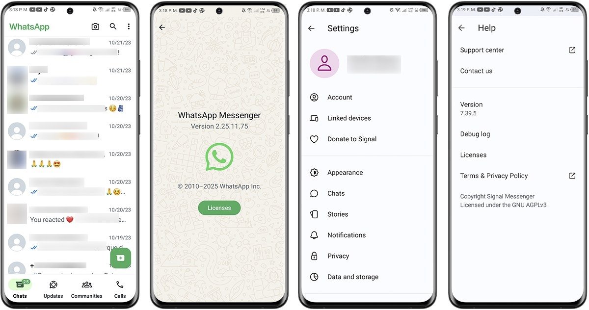 WhatsApp vs Signal - Nombre d'utilisateurs
