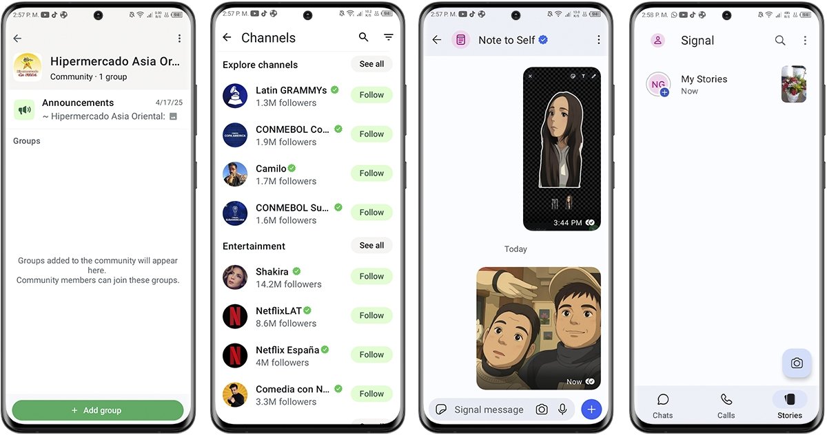 WhatsApp vs Signal - Mises à jour et actualités