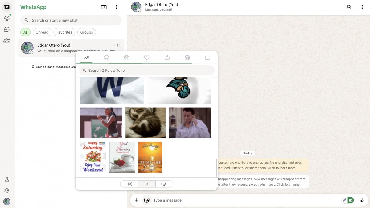 WhatsApp Web is compatible with all formats that already work on mobile