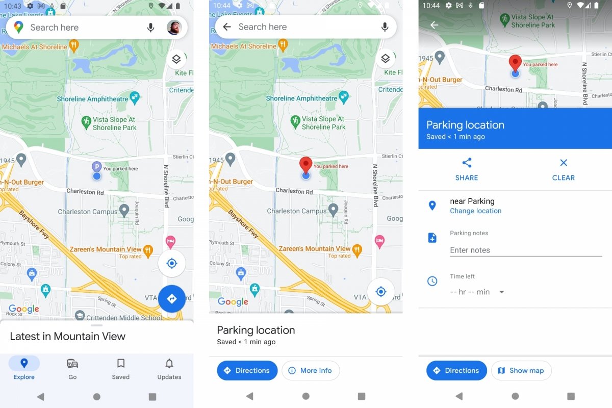 Где находится мой автомобиль на Google Maps