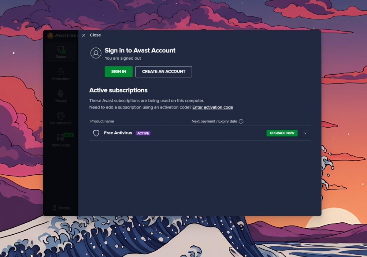 You can check the status of your suscription whenever you want