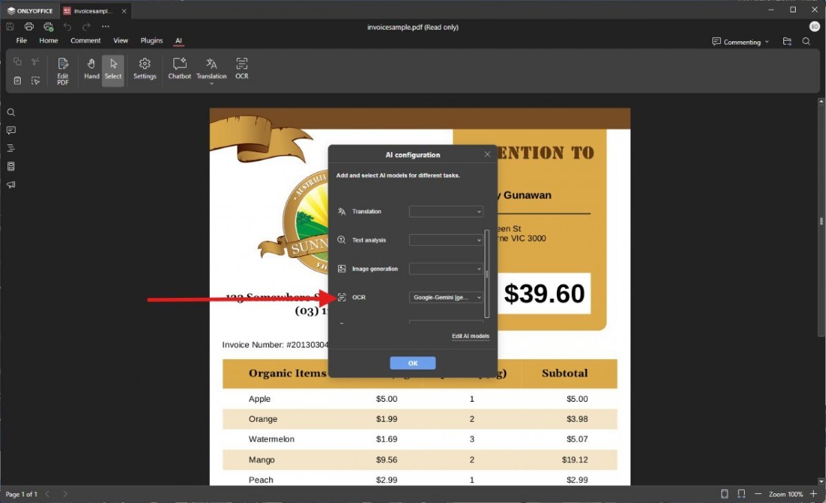 Você precisa de uma chave de API para usar a maioria dos modelos de negócios ou executar um local