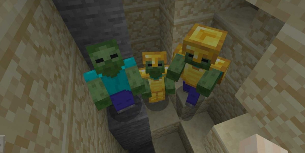 Zombies in Minecraft