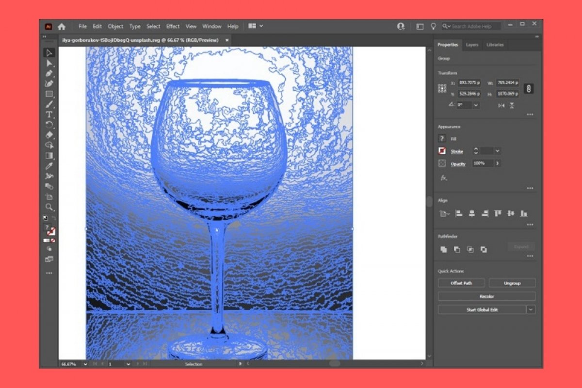 How to vectorize an image with Illustrator