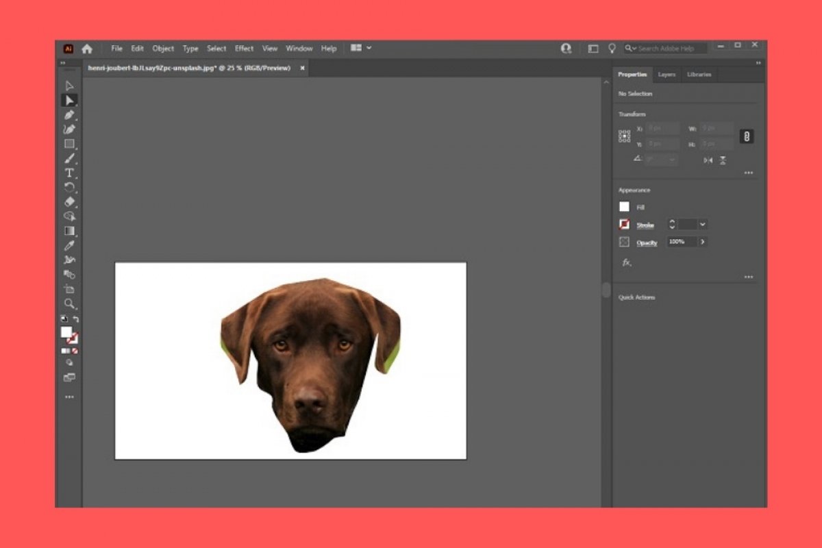 Cómo recortar una imagen con Adobe Illustrator