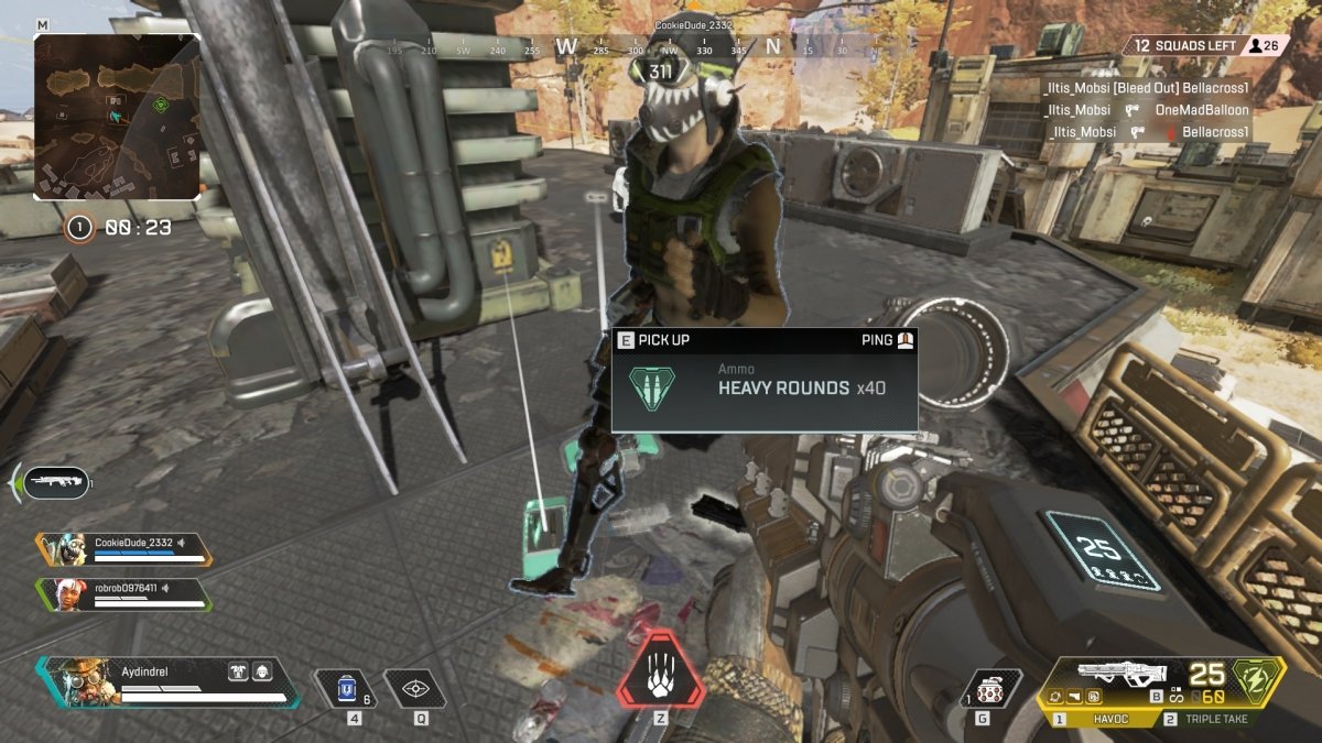 Quels sont les types d'armes et de munitions dans Apex Legends
