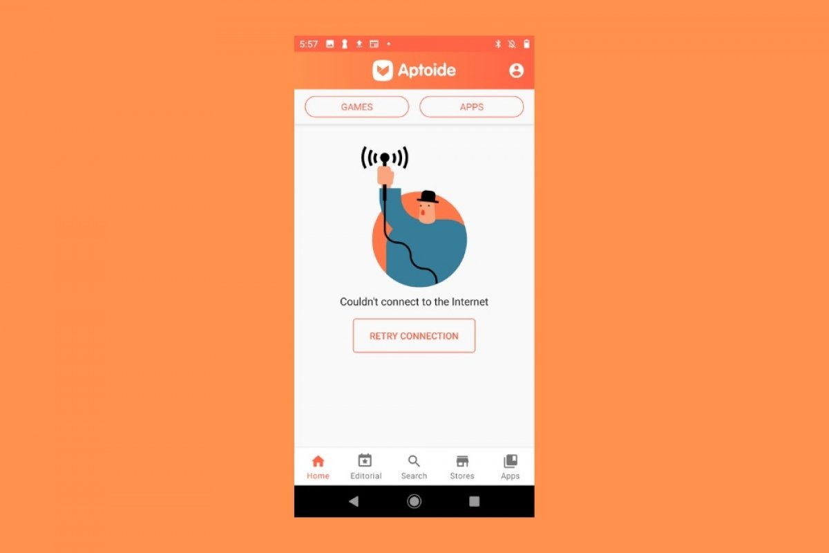 Comment solutionner l'erreur sans connexion sur Aptoide